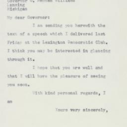 Letter: 1957 January 22