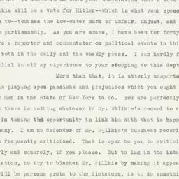 Letter: 1940 October 2