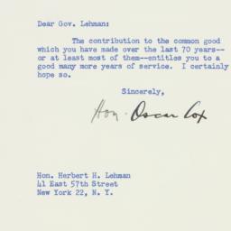 Letter: 1948 March 27