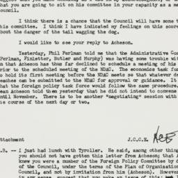 Letter: 1957 August 28