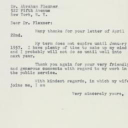 Letter: 1955 May 4