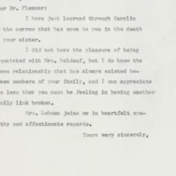 Letter: 1957 April 27