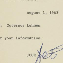 Note: 1963 August 1