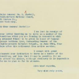 Letter: 1933 March 13