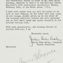 Letter: 1940 February 5