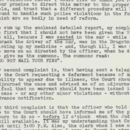 Letter: 1954 November 8