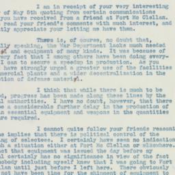 Letter: 1941 May 7