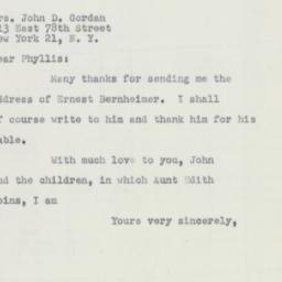Letter: 1951 September 4