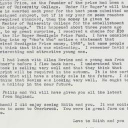 Letter: 1963 June 6
