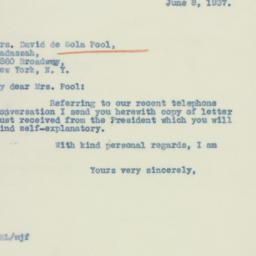 Letter: 1937 June 8