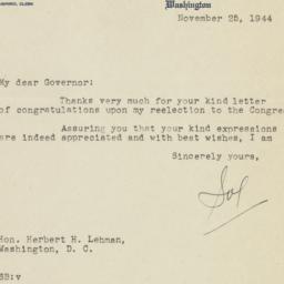 Letter: 1944 November 25