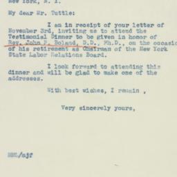 Letter: 1942 November 5