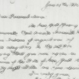 Letter: 1936 June 27