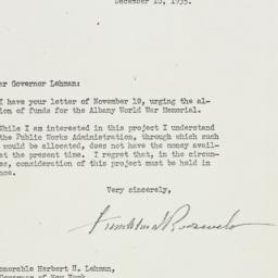 Letter: 1935 December 10