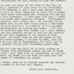 Letter: 1962 February 2