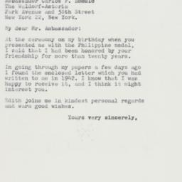 Letter: 1962 April 14
