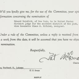 Administrative Record: 1950...