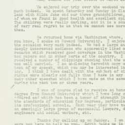Letter: 1958 March 5