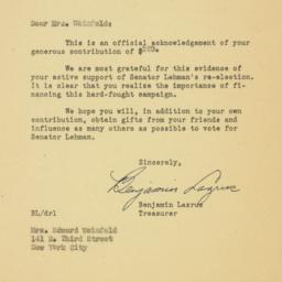 Letter: 1950 October 9