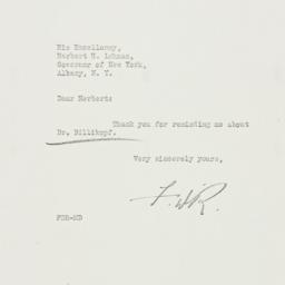 Letter: 1933 February 21