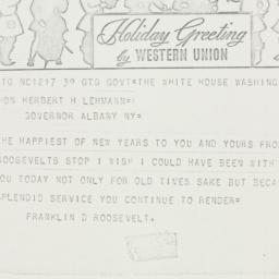 Telegram: 1935 January 1