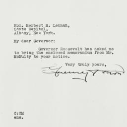 Letter: 1932 August 9
