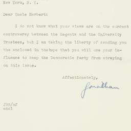 Letter: 1949 March 14