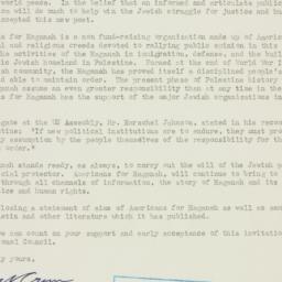 Letter: 1947 November 6