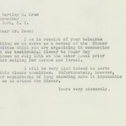 Letter: 1952 July 4