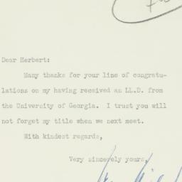 Letter: 1931 June 22