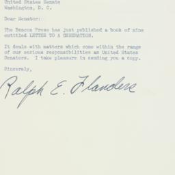 Letter: 1956 May 15