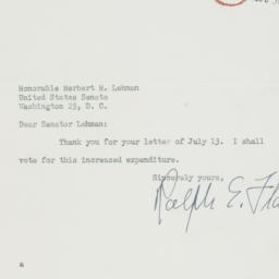 Letter: 1950 July 17