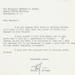 Letter: 1954 December 6