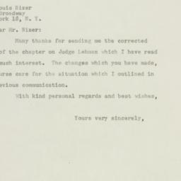 Letter: 1947 October 30