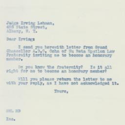 Letter: 1942 June 10