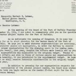 Letter: 1954 December 20