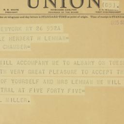 Telegram: 1935 September 26