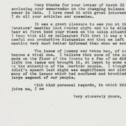 Letter: 1955 April 12