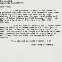 Letter: 1950 November 1
