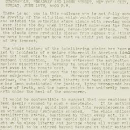 Press Release: 1941 June 16