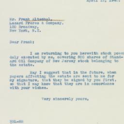 Letter: 1940 April 12