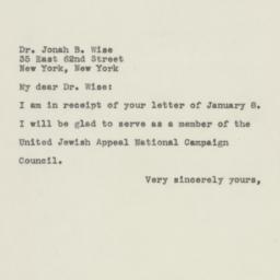 Letter: 1946 January 16