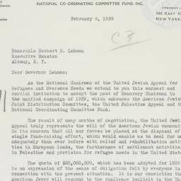 Letter: 1939 February 6