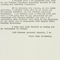 Letter: 1954 November 4