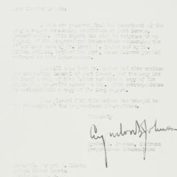 Letter: 1951 March 19