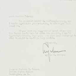 Letter: 1951 July 2