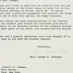 Letter: 1958 February 21