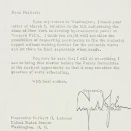 Letter: 1956 March 8