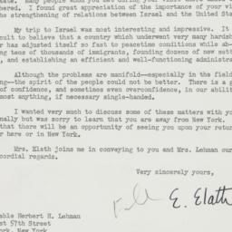 Letter: 1949 August 18