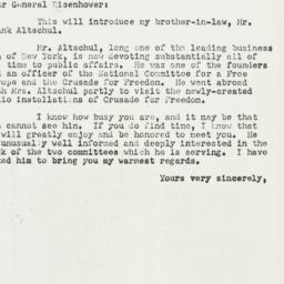 Letter: 1951 October 15